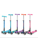 Micro Maxi Deluxe Foldable 3-Wheel LED Kids Scooter, Foldable, Adjustable, Light Up Wheels-1