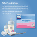 Philips Avent Welcome Baby Gift Set with Natural Response PPSU Bottles (SCD849/01)-2