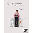 (Pre-order) Combi Auto N Neo Compact Stroller Cabin Friendly A3 Size Stroller - ETA End of May-5
