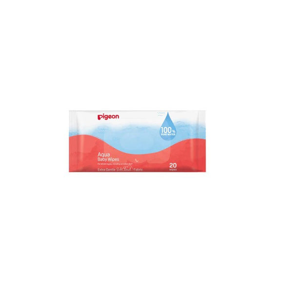 Pigeon Aqua Baby Wipes (20 Wipes x 3)