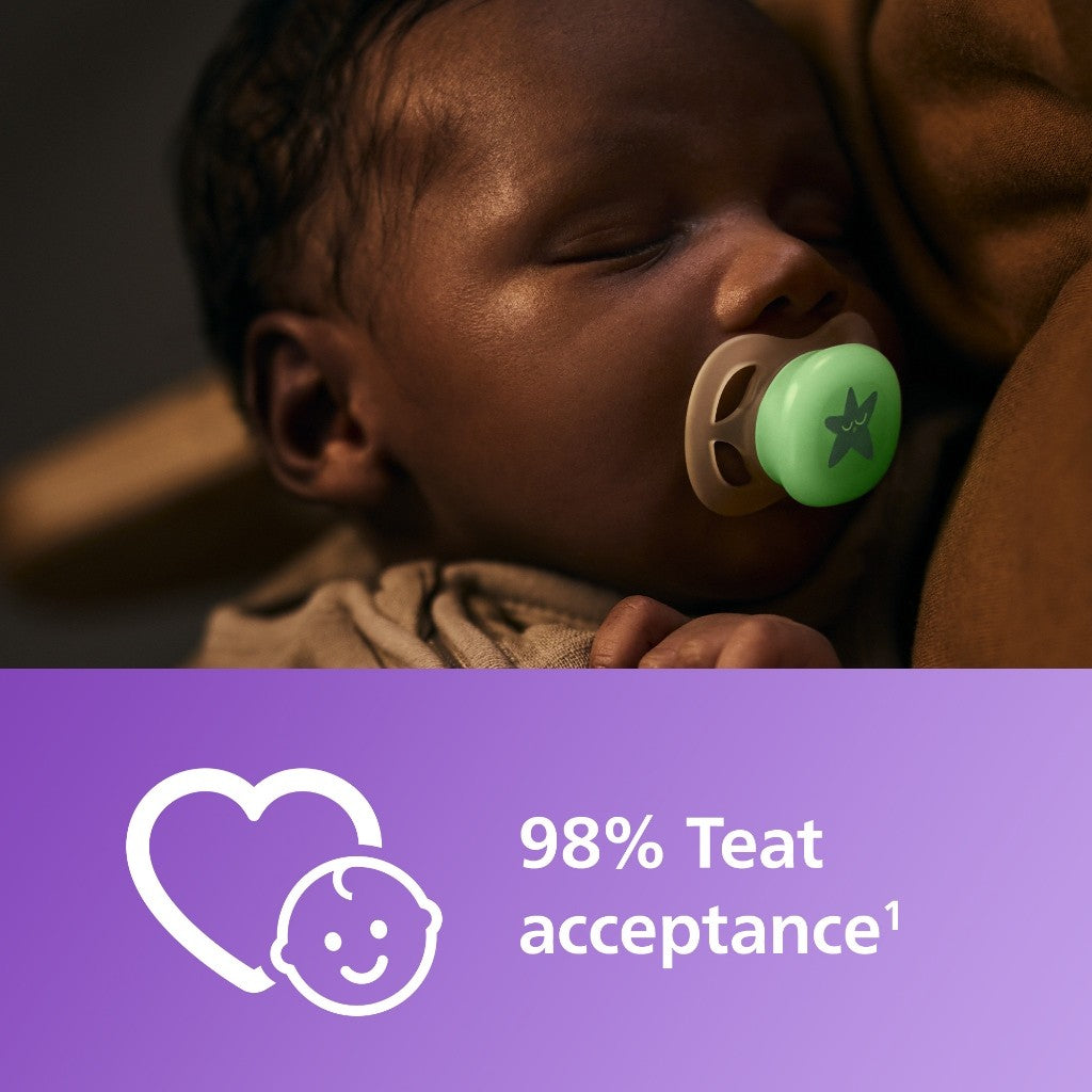 Scf075 PHILIPS AVENT Ultra Start Nighttime Soother Newborn - SCF075/07 (0-2m ...