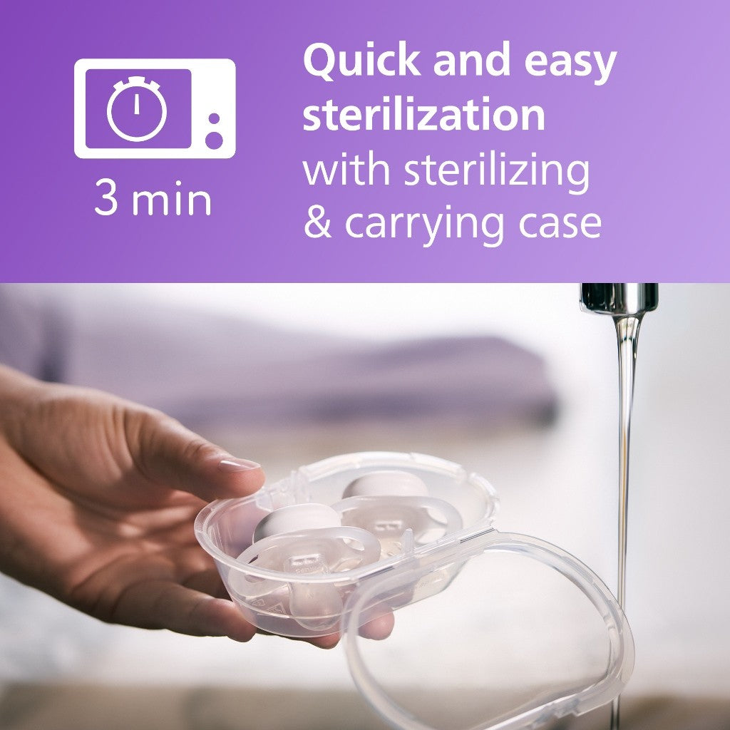 Scf075 PHILIPS AVENT Ultra Start Nighttime Soother Newborn - SCF075/07 (0-2m ...