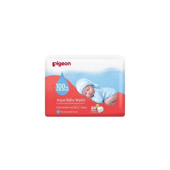 Pigeon Aqua Baby Wipes (20 Wipes x 3)