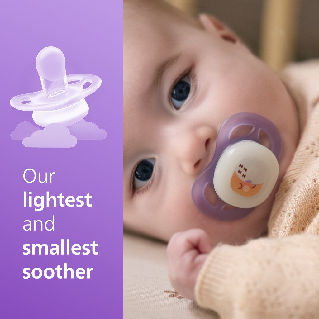 Scf075 PHILIPS AVENT Ultra Start Nighttime Soother Newborn - SCF075/07 (0-2m ...