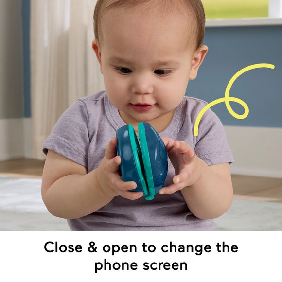 Fisher-Price Friendly Flip Phone Toddler Toy, Suitable for 6 month+