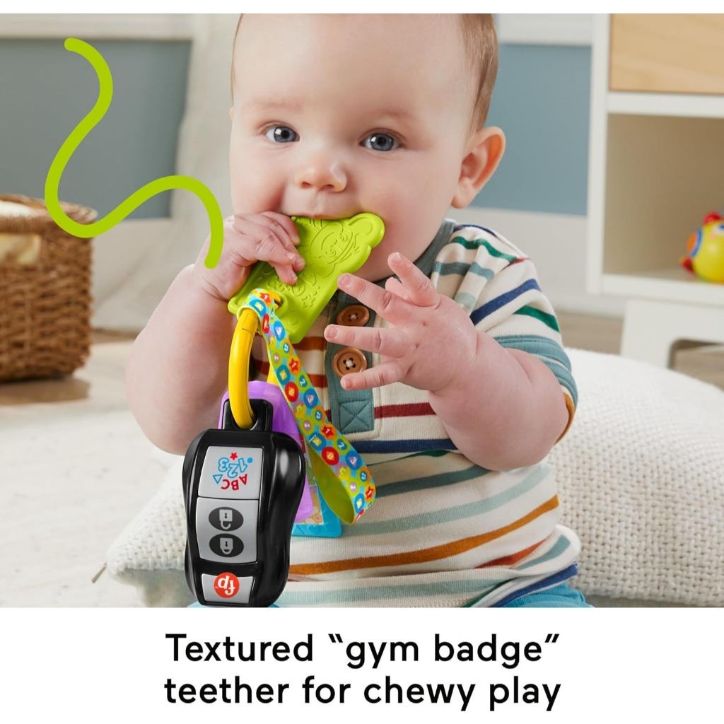 Fisher Price Laugh & Learn Play & Go Activity Keys Baby & Toddler Musical Learning Toy
