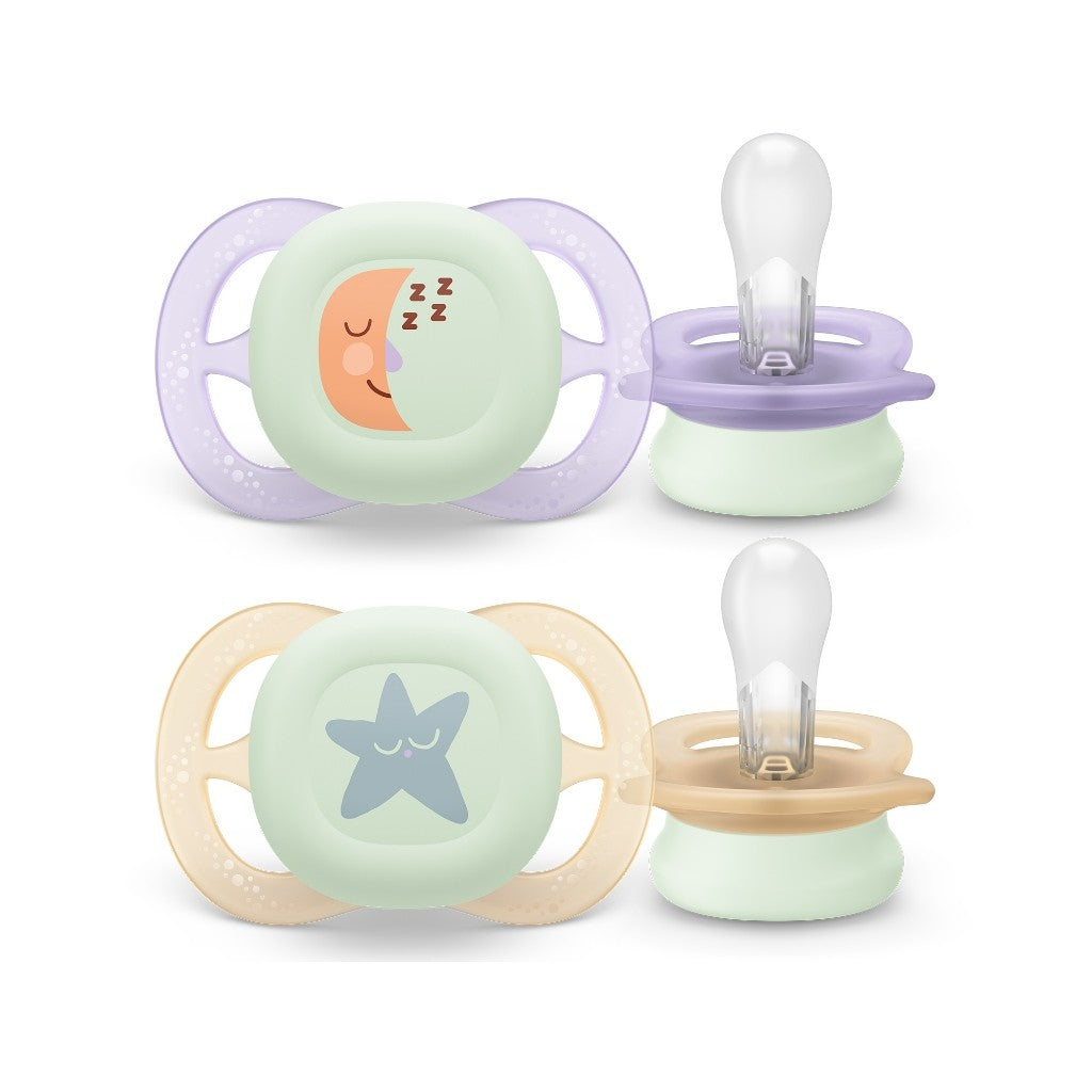 PHILIPS AVENT Ultra Start Nighttime Soother Newborn - SCF075/07 (0-2m)