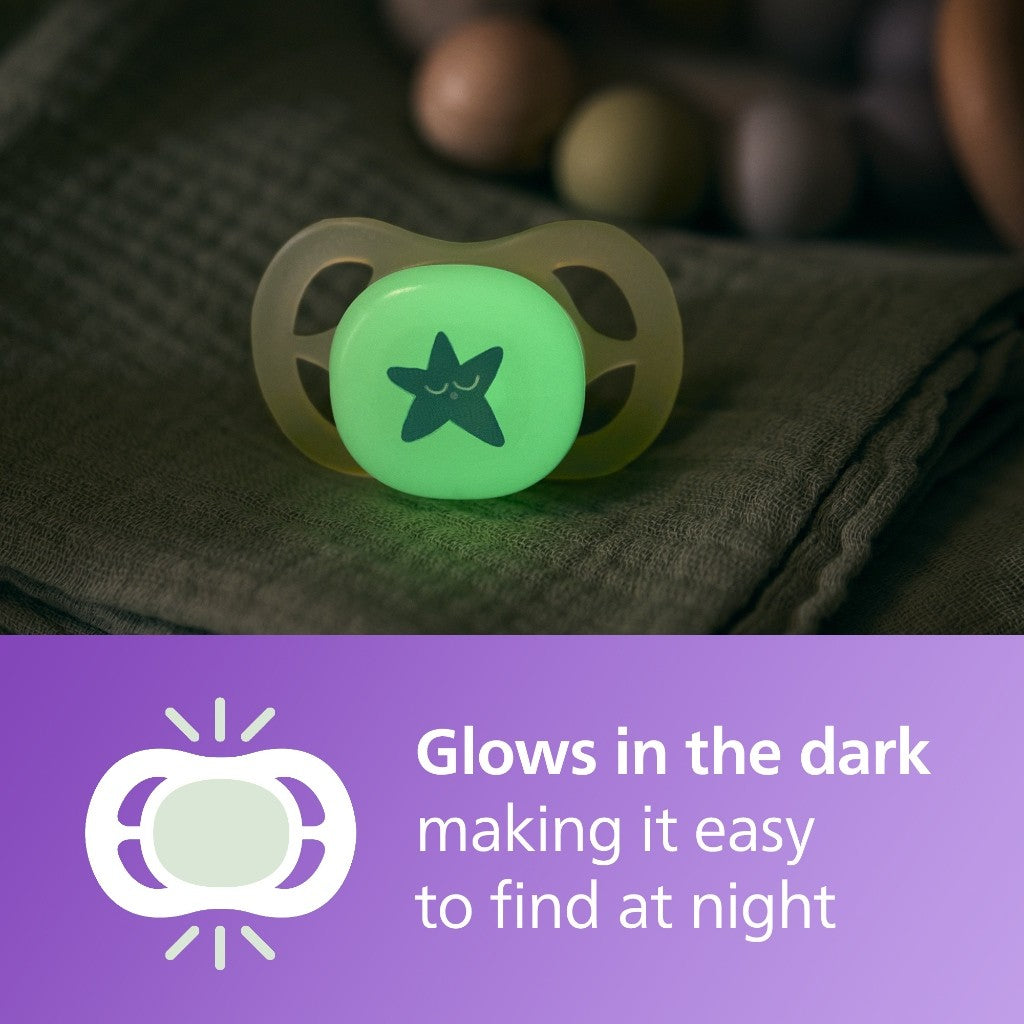PHILIPS AVENT Ultra Start Nighttime Soother Newborn - SCF075/07 (0-2m)