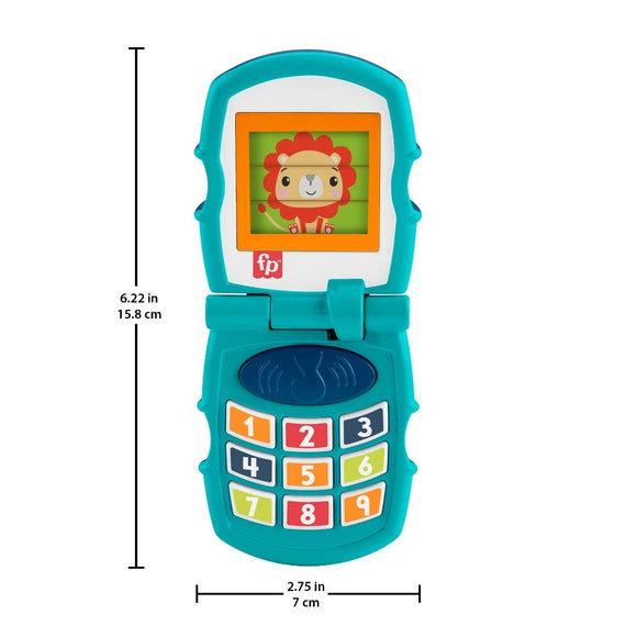 Fisher-Price Friendly Flip Phone Toddler Toy, Suitable for 6 month+