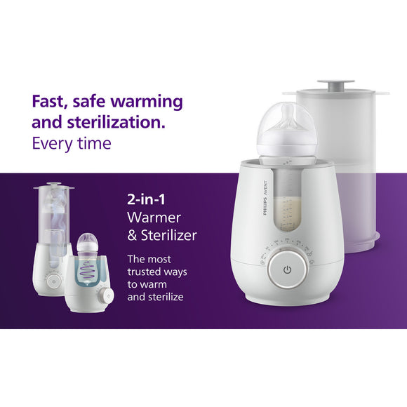 PHILIPS AVENT 2-in-1 Warmer and Sterilizer (SCF359/00) - Baby Kingdom