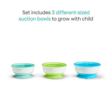 Munchkin Stay Put ™ Suction Bowls & Lids Kids Bowl - 0