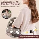 Momcozy Original Nursing Pillow for Breastfeeding Wider Feeding Pillows Support for Mom & Baby-5