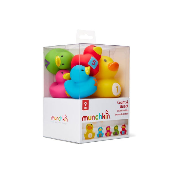 Munchkin Count & Quack Bath Duckies Duck Bath Toy