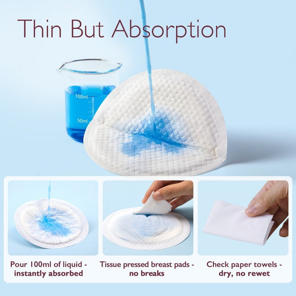 Momcozy Ultra-Thin Disposable Nursing Pads,Ultra-Absorbent and Breathable Breast Pads for Mothers