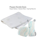 Little Zebra Playpen Bundle Deals Playpen Mattress + Newborn Pillow + Hug Hug Pillow (s)-1