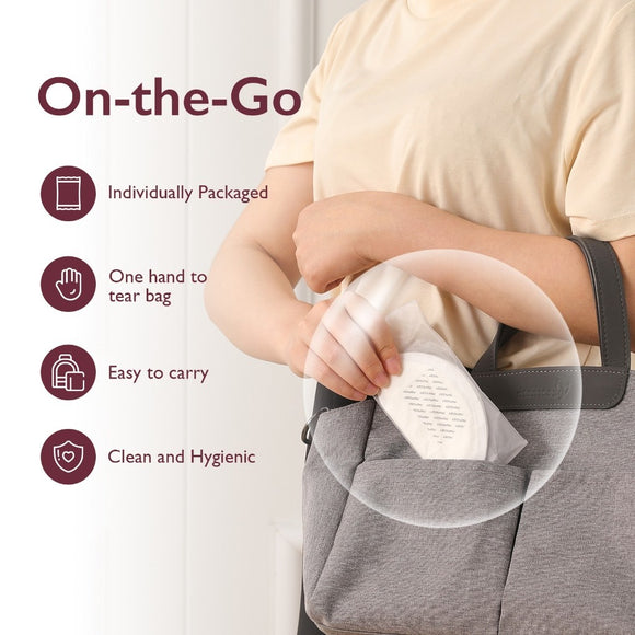 Momcozy Ultra-Thin Disposable Nursing Pads,Ultra-Absorbent and Breathable Breast Pads for Mothers
