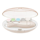 Combi Baby and Mom Nail Care Set with 6 Attachments - Cotton Beige-2