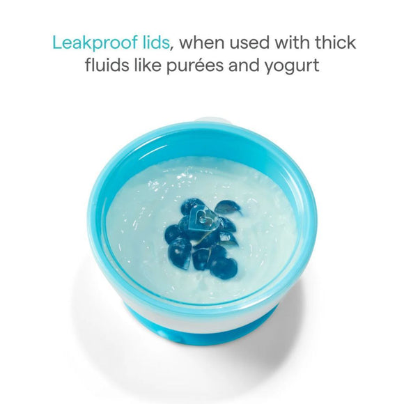 Munchkin Stay Put ™ Suction Bowls & Lids Kids Bowl