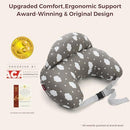 Momcozy Original Nursing Pillow for Breastfeeding Wider Feeding Pillows Support for Mom & Baby-2