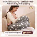 Momcozy Original Nursing Pillow for Breastfeeding Wider Feeding Pillows Support for Mom & Baby-6