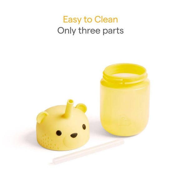 Munchkin Bear Gentle Transition First Straw Cup - 9oz