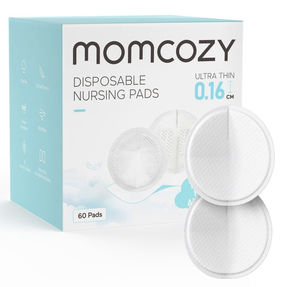 Momcozy Ultra-Thin Disposable Nursing Pads,Ultra-Absorbent and Breathable Breast Pads for Mothers