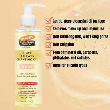 Palmer's Skin Therapy Cleansing Oil for Face 190ml - 0