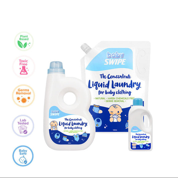 babySWIPE The Concentrate Liquid Laundry for Baby Clothing
