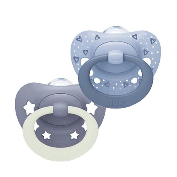 NUK Signature Silicone Soother Pacifier D&N 2pcs/box (18-36M)