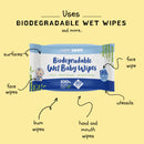 babySWIPE Biodegradable Organic Bamboo Baby Wipes 20s - 5in1 Bundle-3
