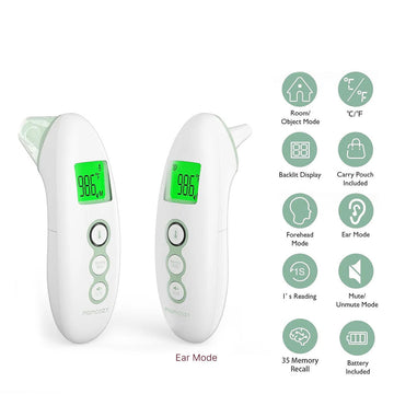 MOMCOZY Non-Contact Forehead/Ear Thermometer
