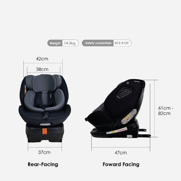 Hamilton i-Nest Car Seat | Suitable for newborn - 12 years (ISOFIX)