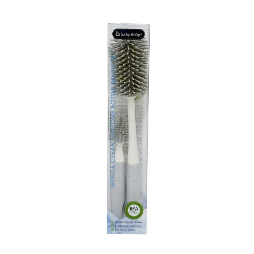 Lucky Baby Gentle Clean Silicone Bottle Brush Set