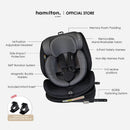 Hamilton i-Nest Car Seat | Suitable for newborn - 12 years (ISOFIX)-8