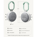 MOMCOZY Portable Baby Sound Machine w/Night Light-9