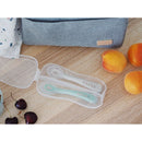 Beaba 2nd Stage Soft Silicone Spoon with case-3