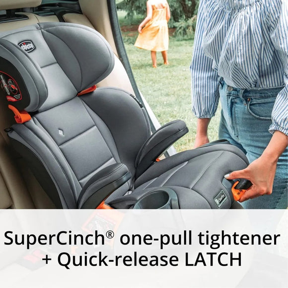 Chicco KidFit ClearTex Plus 2-in-1 Belt-Positioning Booster Car Seat