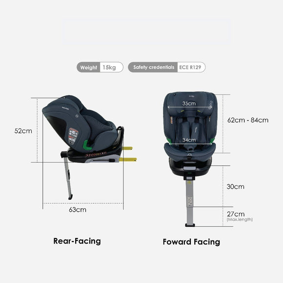 Hamilton i-Ride Car Seat | Suitable for newborn - 12 years