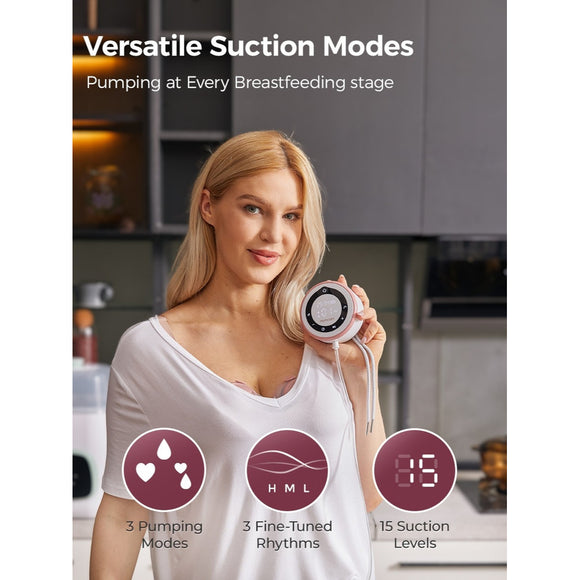 Momcozy V1 Pro Hospital-Grade Wearable Breast Pump | SG Local Warranty