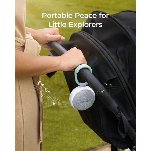 MOMCOZY Portable Baby Sound Machine w/Night Light