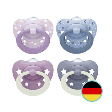 NUK Signature Silicone Soother Pacifier D&N 2pcs/box (18-36M)