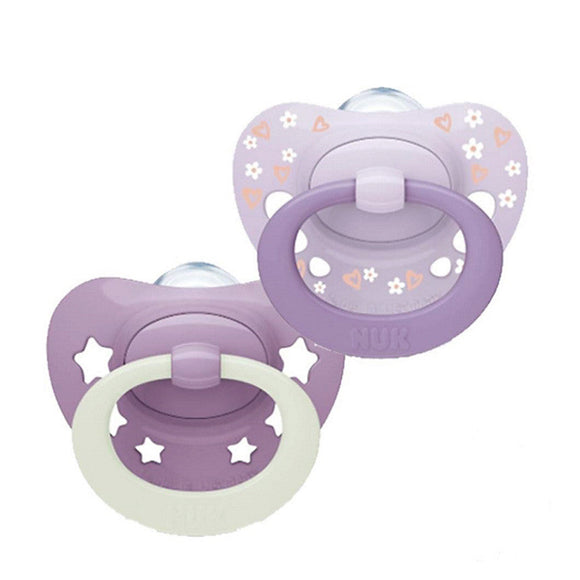 NUK Signature Silicone Soother Pacifier D&N 2pcs/box (18-36M)