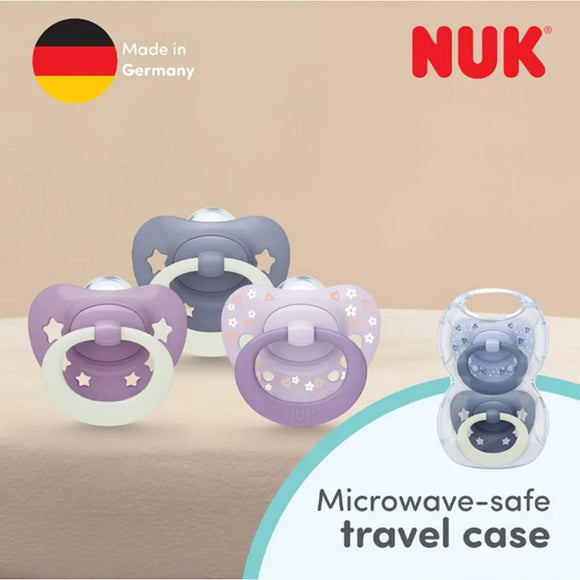 NUK Signature Silicone Soother Pacifier D&N 2pcs/box (18-36M)