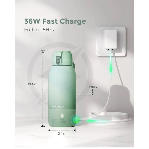 MOMCOZY Portable Breast Milk & Water Warmer for Travel