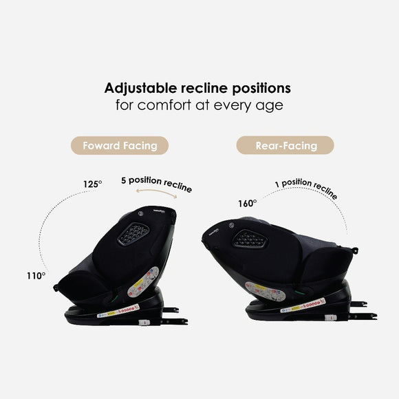 Hamilton i-Nest Car Seat | Suitable for newborn - 12 years (ISOFIX)