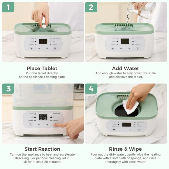 MOMCOZY Descaling Tablets for Kleanpal Pro, 30s - Baby Kingdom