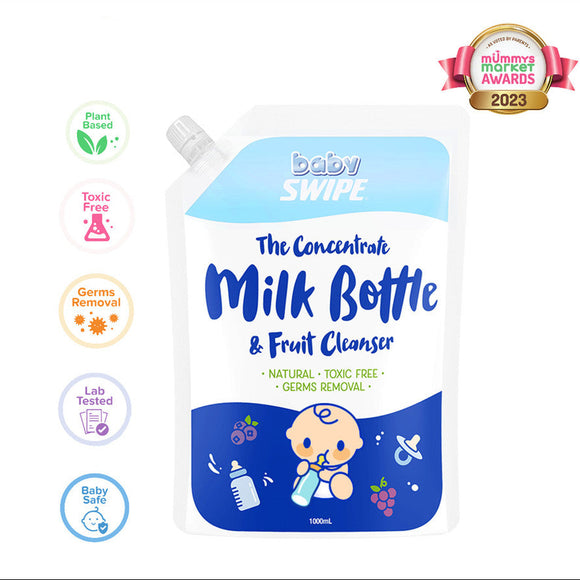 babySWIPE Concentrate Milk Bottle and Fruit Cleanser