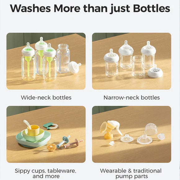 [Pre-Order]Momcozy KleanPal Pro Baby Bottle Washer and Sterilizer | SG Local Warranty -ETA Ear Mar