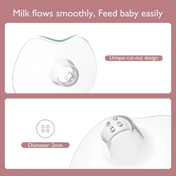 MOMCOZY Contact Nipple Shields 2pcs - 0