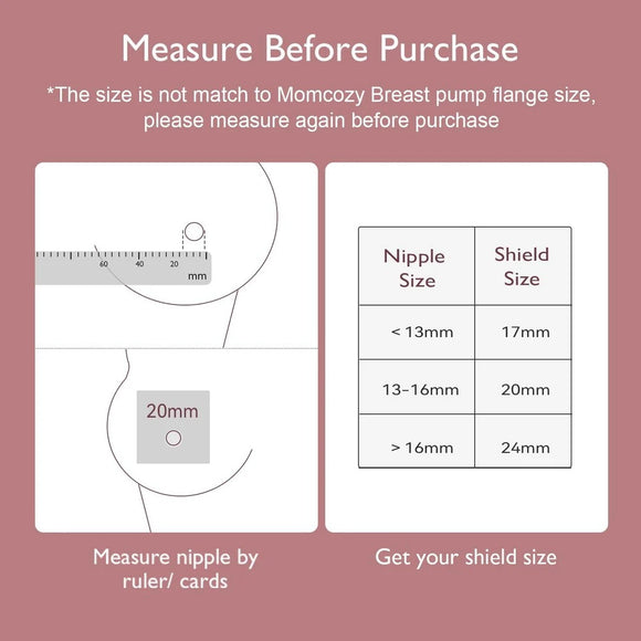 MOMCOZY Contact Nipple Shields 2pcs